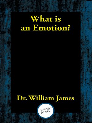 cover image of What Is an Emotion?